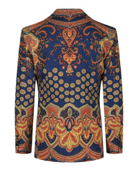 Valentino Valentino Mens Voyage Imaginaire Single Breasted Blazer