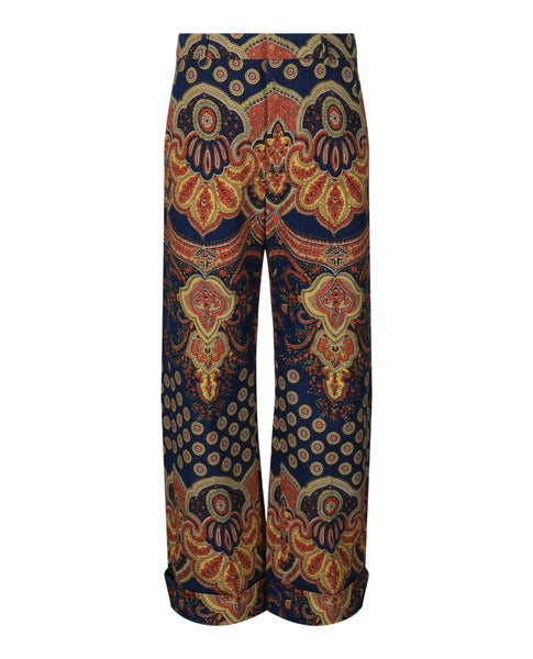 Valentino Mens Voyage Imaginaire Paisley Wide-Leg Pants – Bluefly