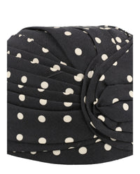 Valentino Valentino Womens Polka Dot Print Turban