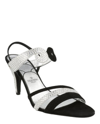 Valentino Valentino Womens L'Une Et L'Autre Suede Sandals