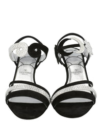 Valentino Valentino Womens L'Une Et L'Autre Suede Sandals