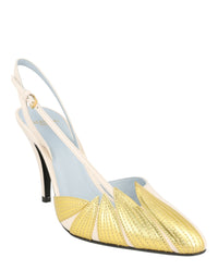 Valentino Valentino Womens Foliage Slingback Pumps