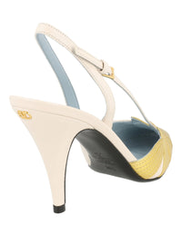 Valentino Valentino Womens Foliage Slingback Pumps