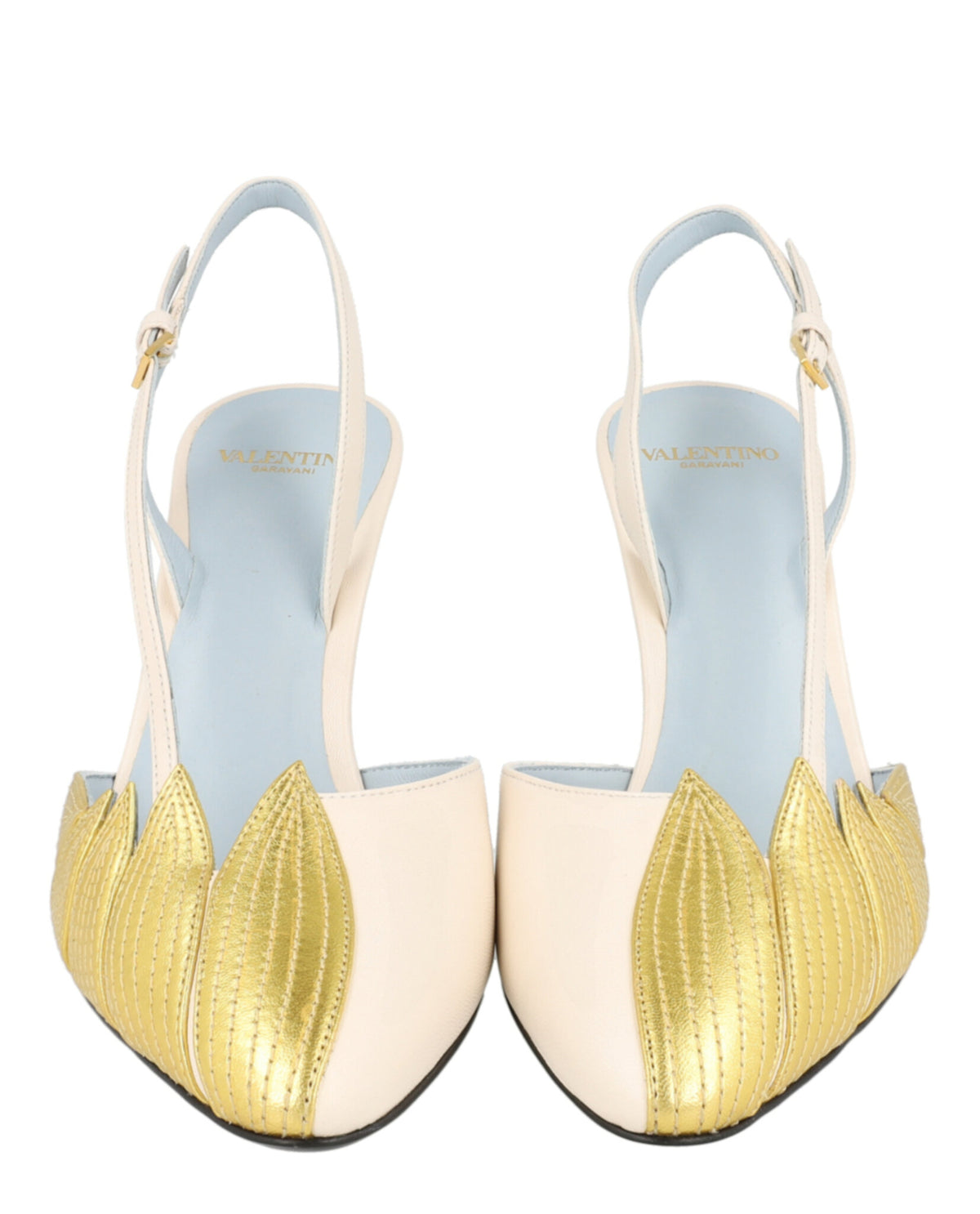 Valentino Valentino Womens Foliage Slingback Pumps
