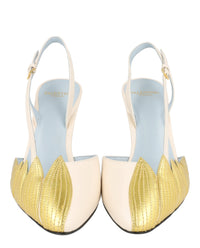 Valentino Valentino Womens Foliage Slingback Pumps