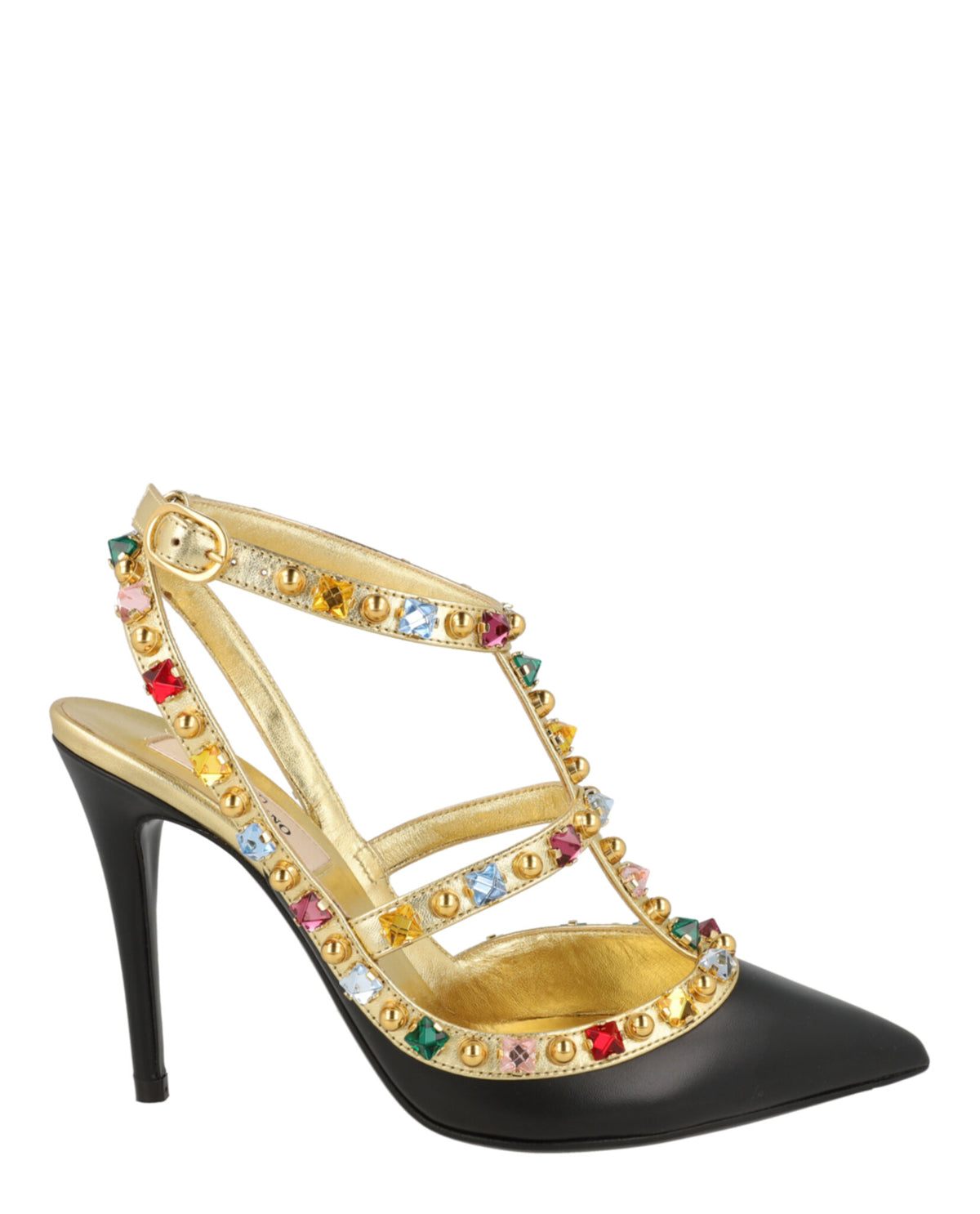Valentino Valentino Womens Rockstud Cage Pumps