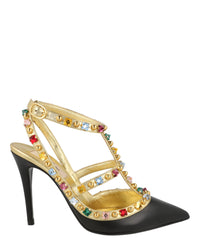 Valentino Valentino Womens Rockstud Cage Pumps