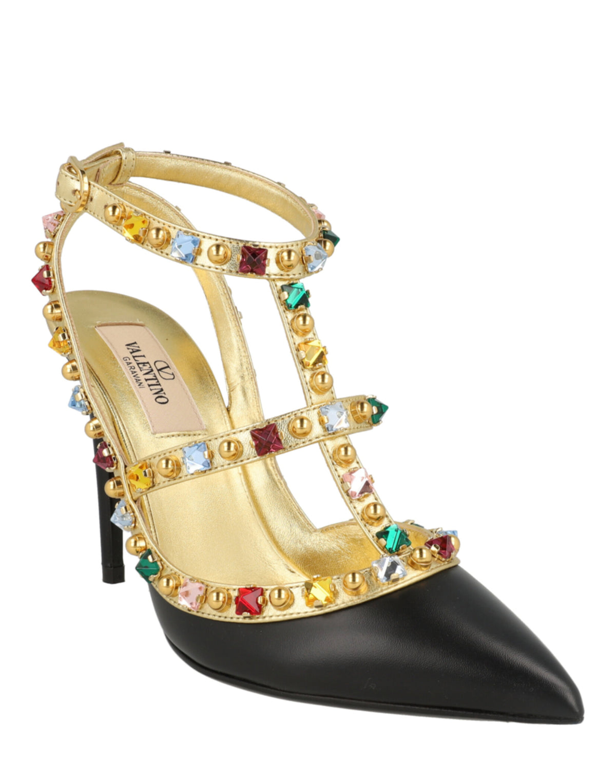 Valentino Valentino Womens Rockstud Cage Pumps