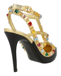Valentino Valentino Womens Rockstud Cage Pumps