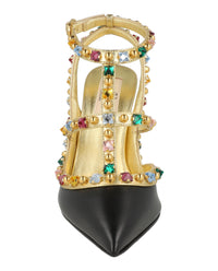 Valentino Valentino Womens Rockstud Cage Pumps