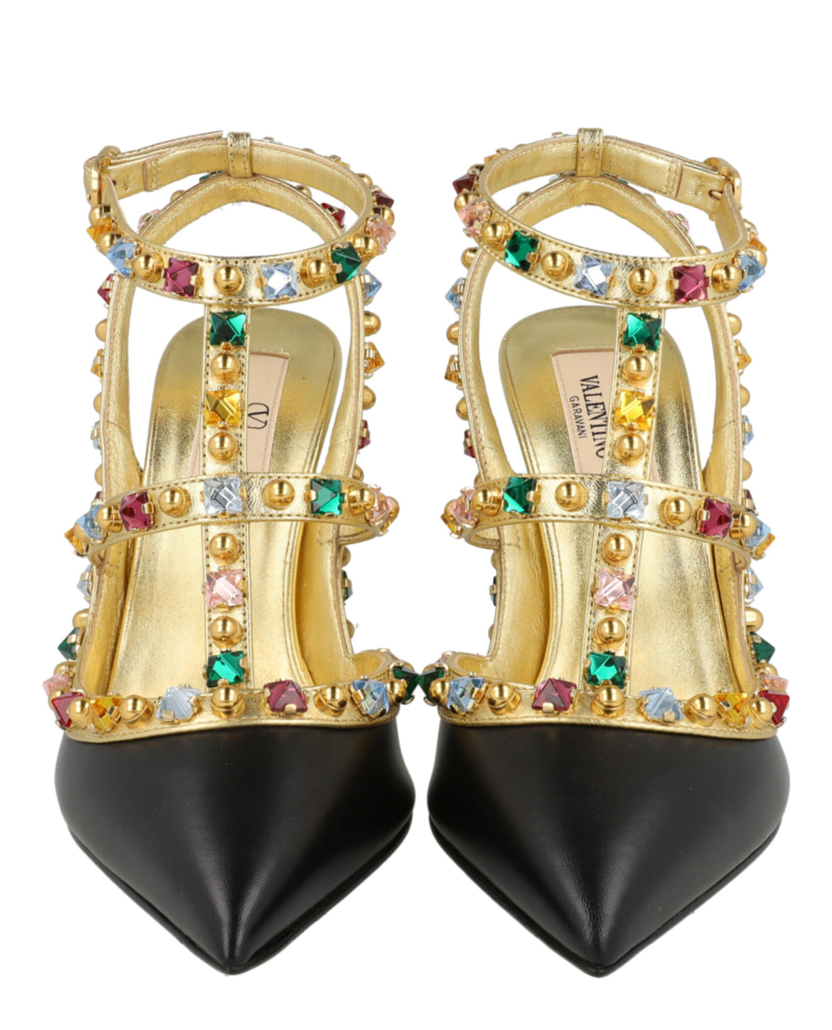Valentino Valentino Womens Rockstud Cage Pumps