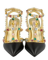 Valentino Valentino Womens Rockstud Cage Pumps