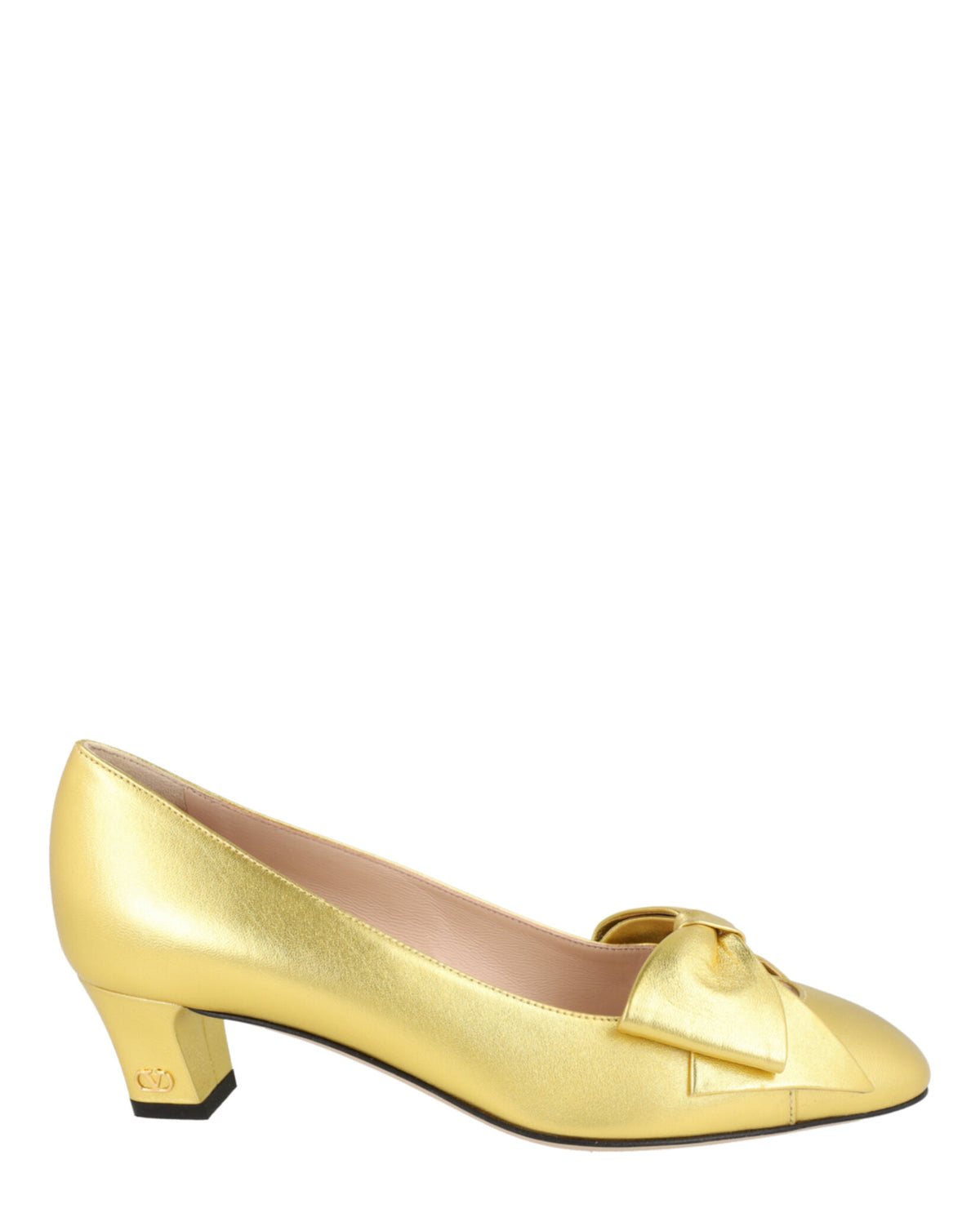 Valentino Valentino Womens Bowow Leather Pumps