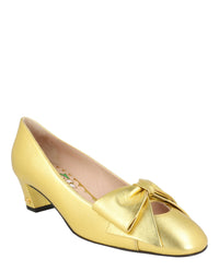 Valentino Valentino Womens Bowow Leather Pumps