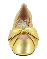 Valentino Valentino Womens Bowow Leather Pumps
