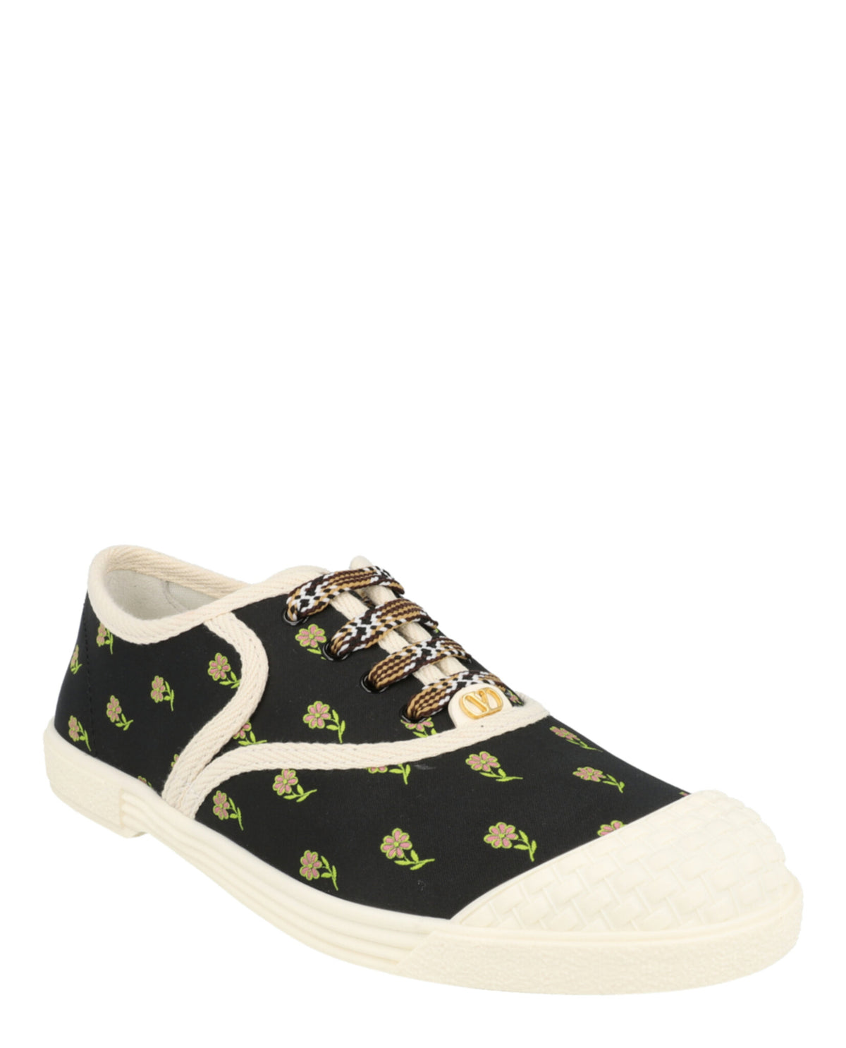 Valentino Valentino Womens Bay By Bay Floral Low-Top Sneakers