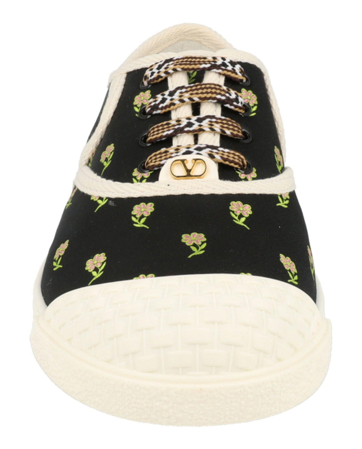 Valentino Valentino Womens Bay By Bay Floral Low-Top Sneakers