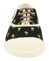 Valentino Valentino Womens Bay By Bay Floral Low-Top Sneakers