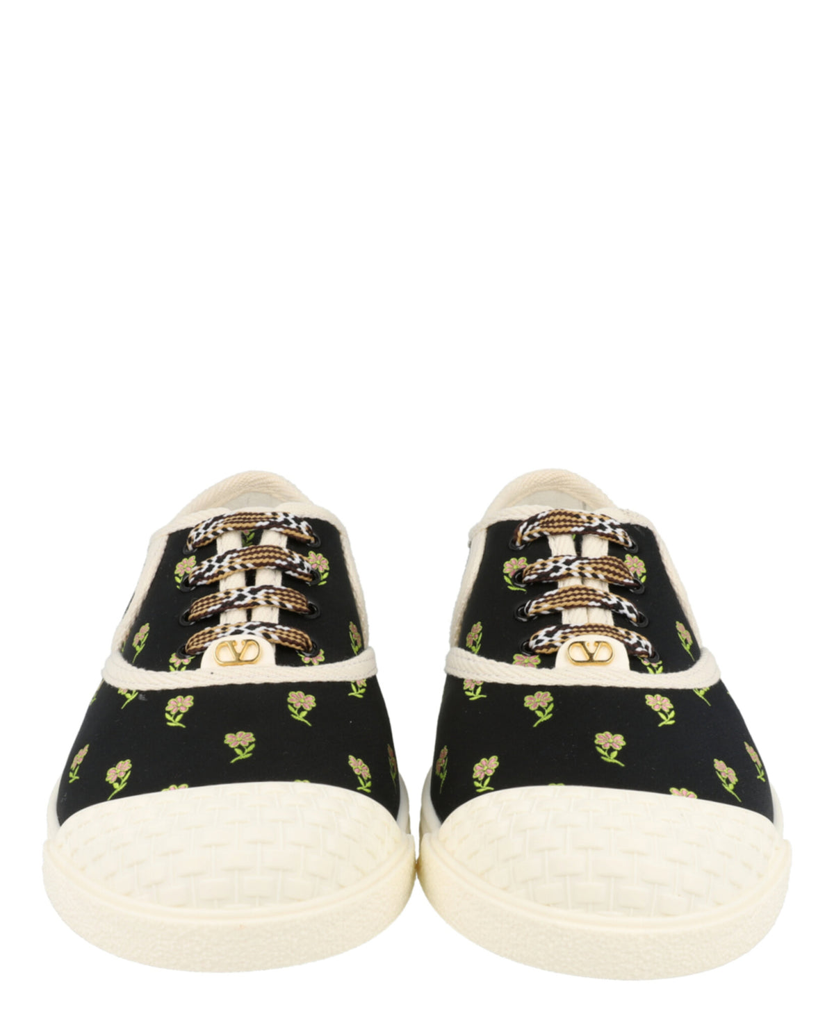 Valentino Valentino Womens Bay By Bay Floral Low-Top Sneakers