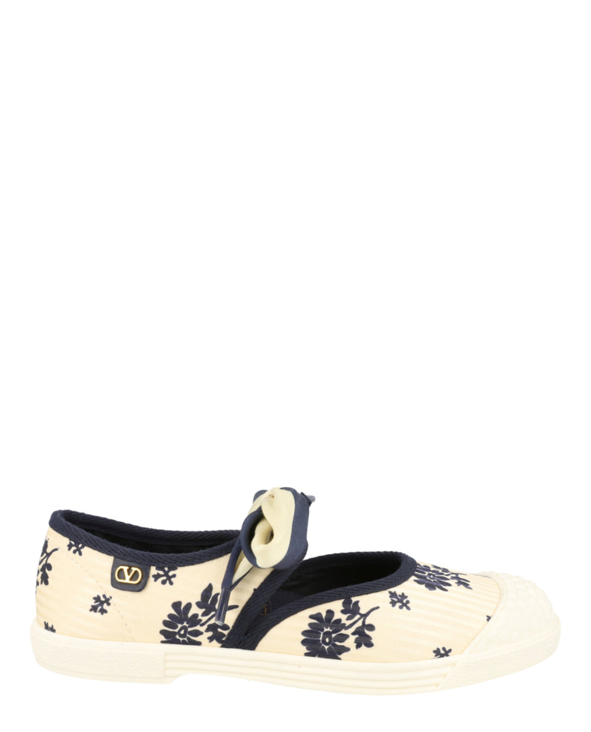 Valentino Valentino Womens Bay By Bay Floral Ballerina Sneakers