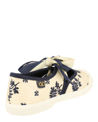 Valentino Valentino Womens Bay By Bay Floral Ballerina Sneakers