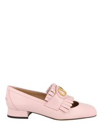 Valentino Valentino Womens VLogo Signature Leather Loafer Pumps