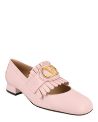 Valentino Valentino Womens VLogo Signature Leather Loafer Pumps