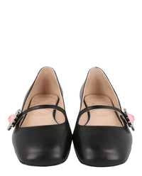 Valentino Valentino Womens Preshoes Crystal Daisy Mary Jane Ballet Flats
