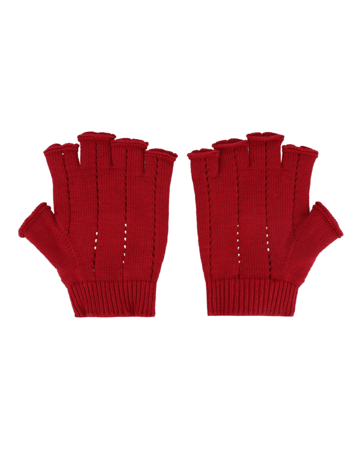 Valentino Valentino Mens Knit Fingerless Gloves