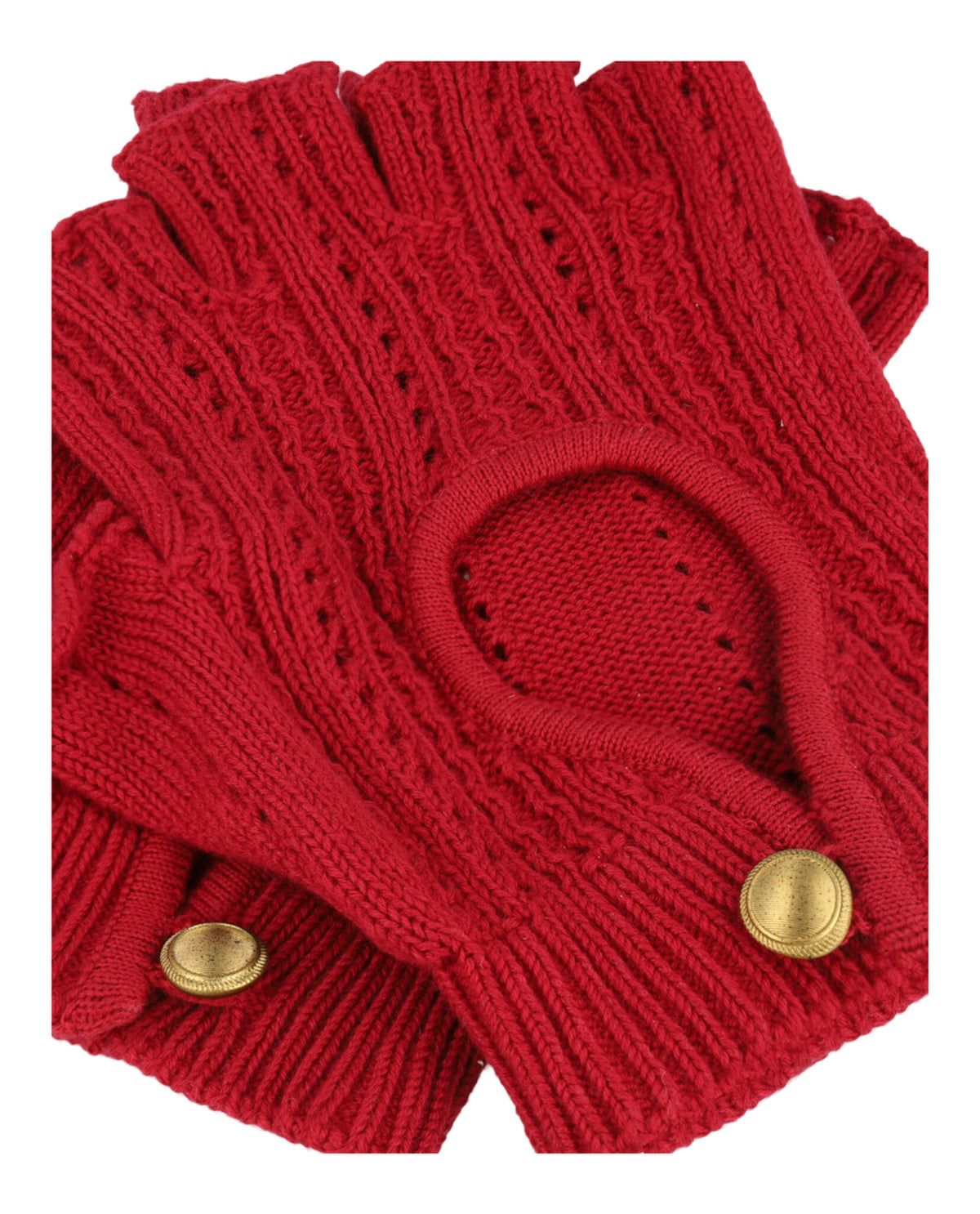 Valentino Valentino Mens Knit Fingerless Gloves