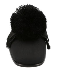 Valentino Valentino Mens Bowow Grosgrain And Pompom Loafers