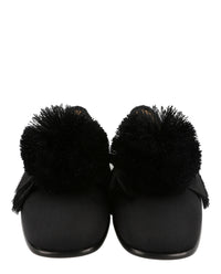 Valentino Valentino Mens Bowow Grosgrain And Pompom Loafers