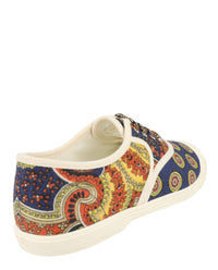 Valentino Valentino Mens Paisley Print Bay By Bay Low-Top Sneakers