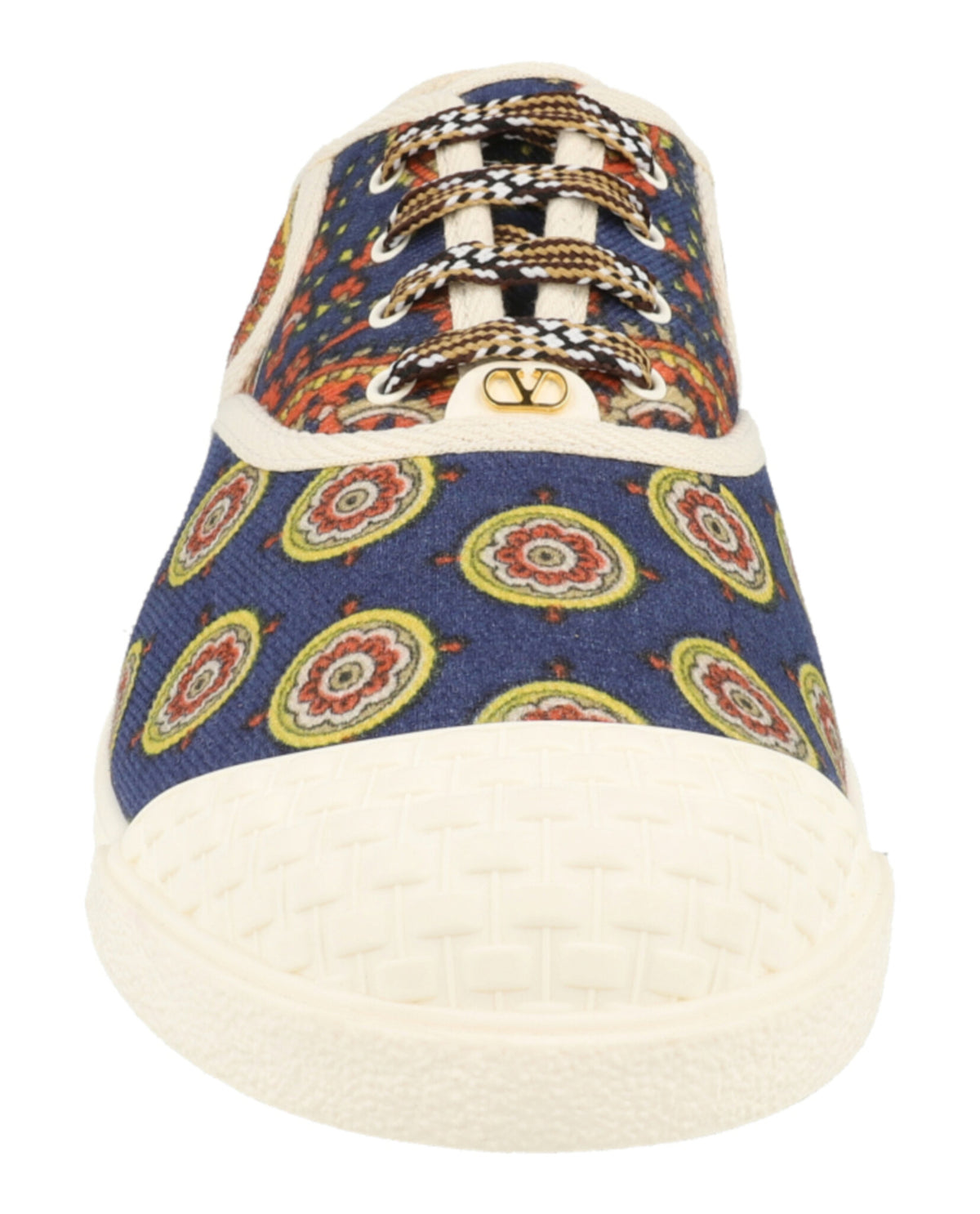 Valentino Valentino Mens Paisley Print Bay By Bay Low-Top Sneakers