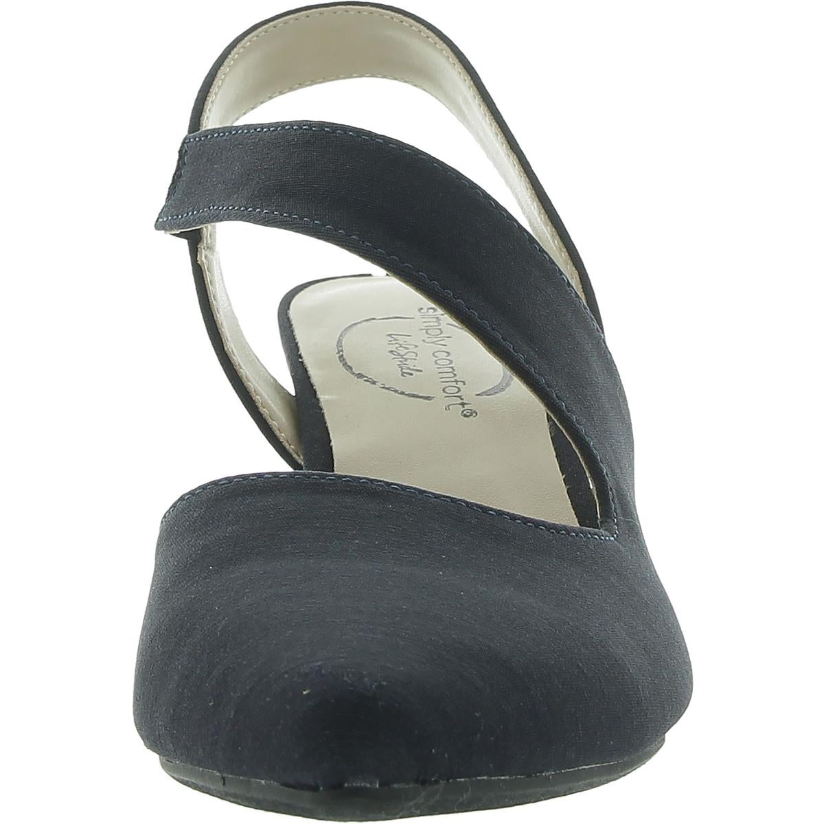 Magnetic Womens Laceless Textured Kitten Heels