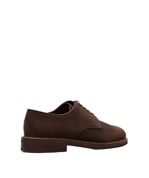 Brunello Cucinelli Mens Dress Shoes In Dark Brown