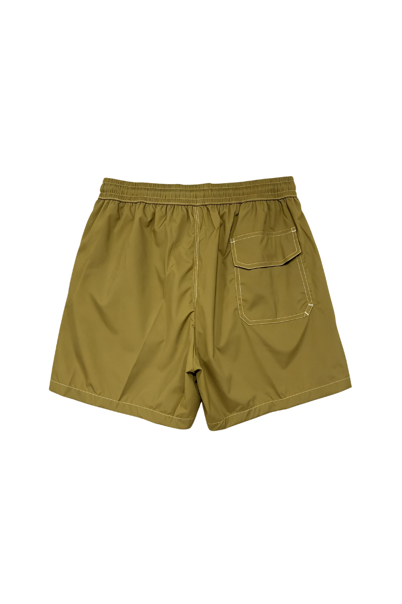 Fedeli Fedeli Madeira Airstop Swim Shorts Trunks Olive Green