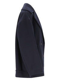 Weekend Max Mara Women Double-Breasted Double Wool Pea Coat