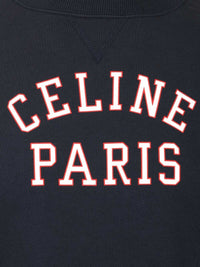 Celine Celine Men Crewneck Cotton Sweatshirt