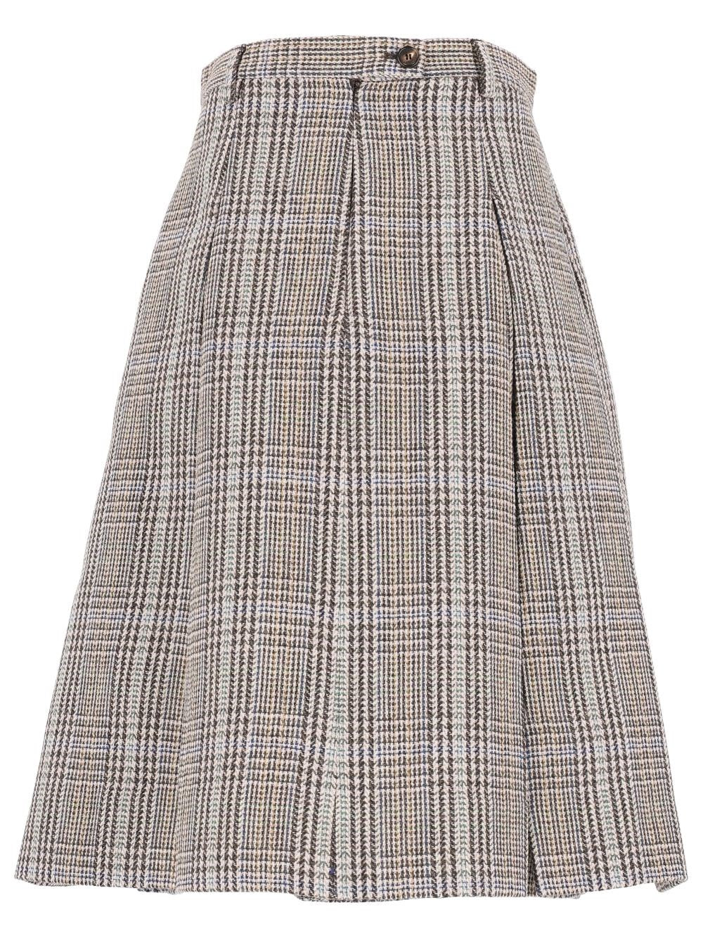 Acne Studios Women Pleated Midi Skirt