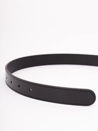 Gucci Gucci Women Thin Belt With Double G Buckle