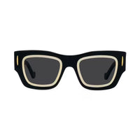 Loewe Loewe Sunglasses Square Full Rim, Black Frame and Grey Lens LW40168I01A