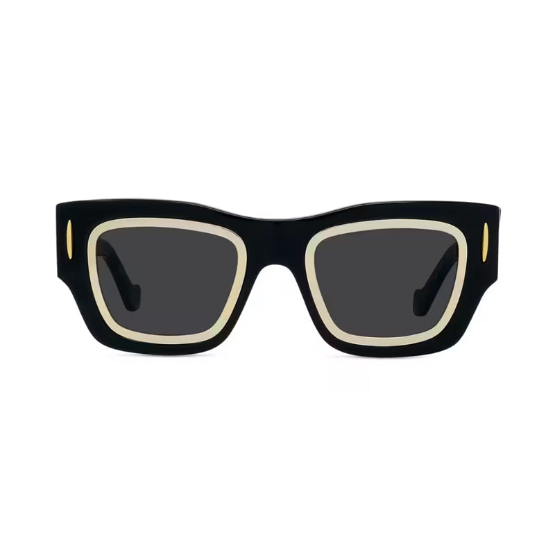 Loewe Loewe Sunglasses Square Full Rim, Black Frame and Grey Lens LW40168I01A