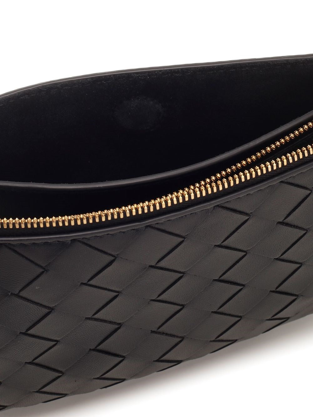 Bottega Veneta Women Gemelli Double Pouch Intrecciato Black