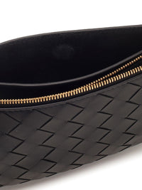 Bottega Veneta Women Gemelli Double Pouch Intrecciato Black