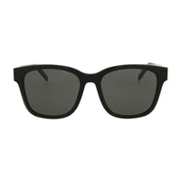 Saint Laurent Sunglasses Cat Eye Full Rim, Shiny Black Frame and Grey Lens SLM68001