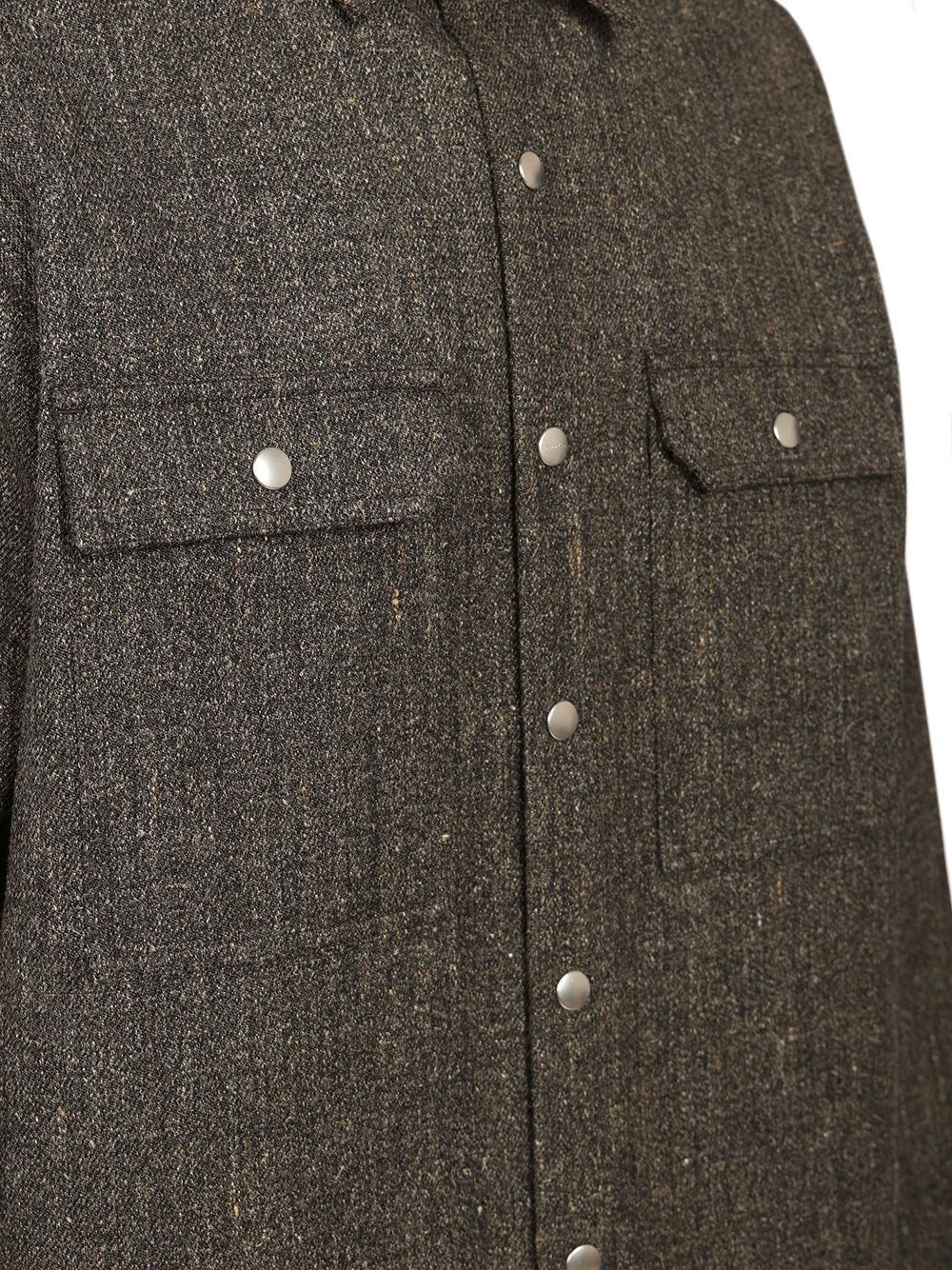 Rick Owens Men Carbone Outershirt