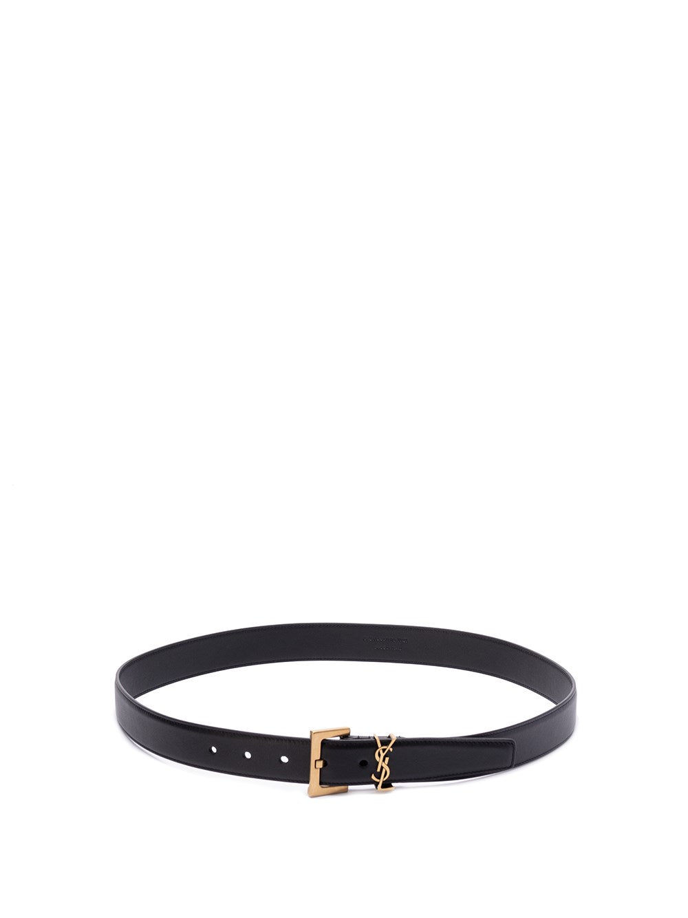 Saint laurent Saint Laurent Women Cassandre Belt In Smooth Leather