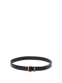 Saint laurent Saint Laurent Women Cassandre Belt In Smooth Leather