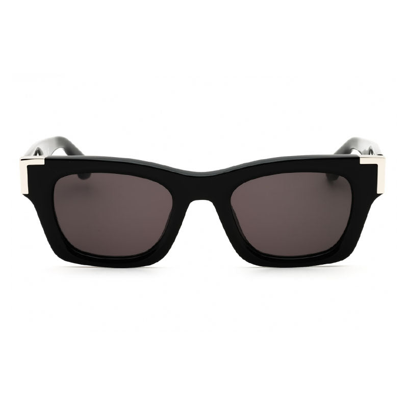 Palm Angels Sunglasses Cat Eye Full Rim, Grey Frame and Light Blue Lens PERI101WESTPORT0940